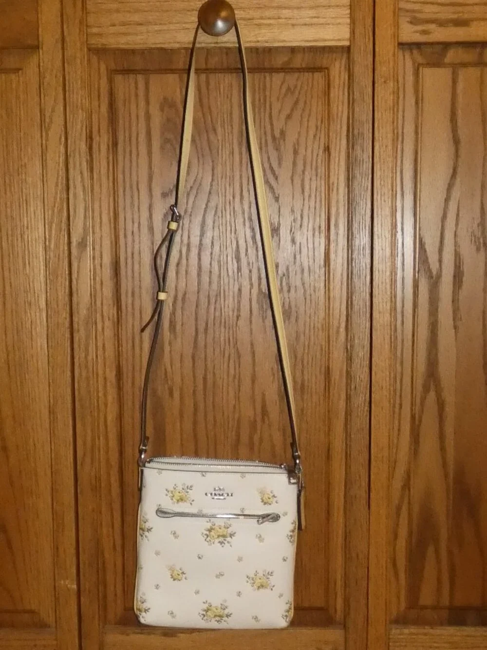 Coach Mini Rowan File Bag with Floral Print